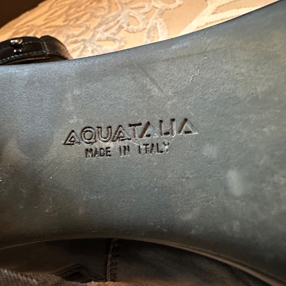 Beautiful black leather/suede Aquatalia boots - Picture 9 of 9